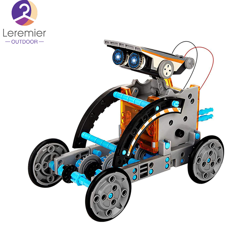 13-in-1 Science Solar Robot Kit For Kids STEM DIY Solar Powered Building Blocks Educational Toys For Boys Girls