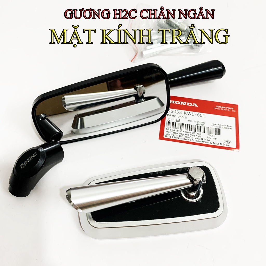 Kính Chiếu Hậu H2C Chân Ngắn -giá 1 chiếc