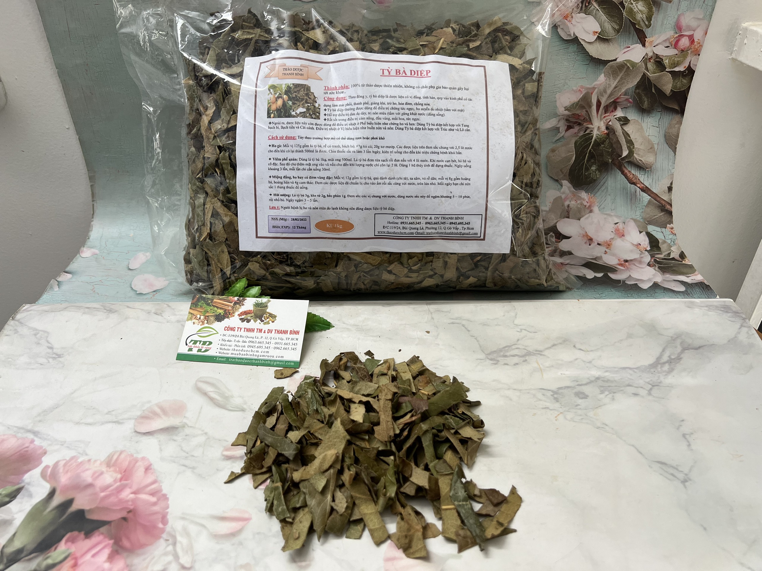 Tỳ Bà Diệp 100G - Hàng Công Ty Thảo Dược Thanh Bình
