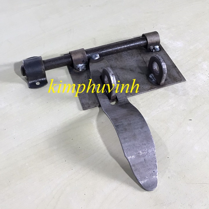 01 chốt cửa sắt lớn 20cm - chốt cổng lớn - chốt cửa rào 2t - chốt ngang