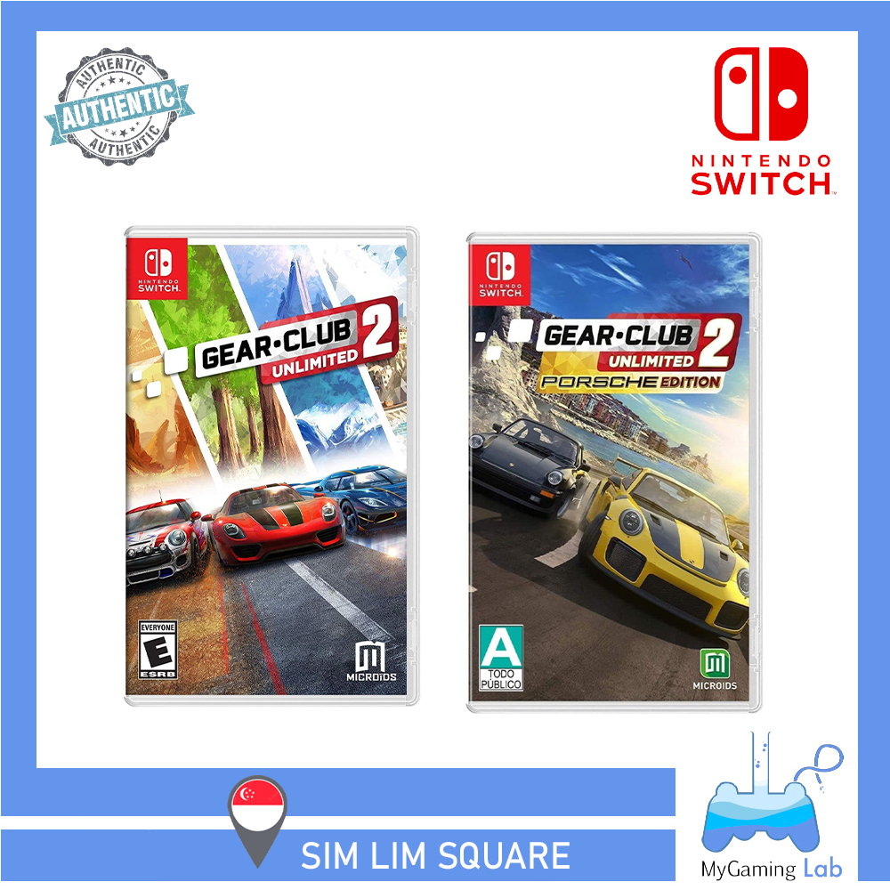 SG] Nintendo Switch Game Gear Club Unlimited Porsche Edition (Multiplayer Racing Games) | Lazada Singapore