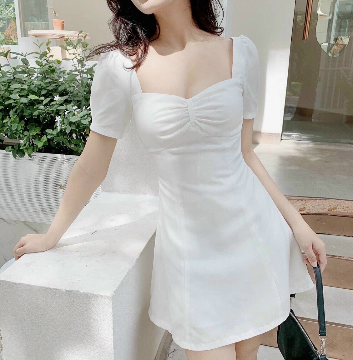 LIKEHER - ĐẦM NỮ D2268 MÀU ĐEN TRẺ TRUNG SIÊU TÔN DÁNG