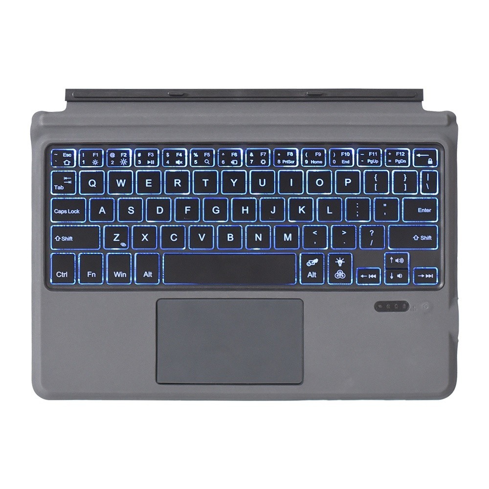 Bàn phím bluetooth cho microsoft surface pro 3 4 5 6 7 go 1/2/3/4 pro 8x9 10 11 có đèn nền bàn di chuột không dây