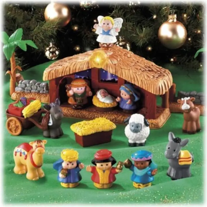 fisher price little people deluxe christmas story