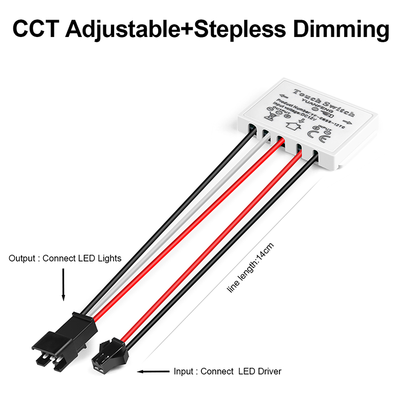 12V%205A%20Bathroom%20Mirror%20LED%20Dimmer%20Switch%20Capacitive%20CCT%20Adjustable%20Touch%20Sensor%20Switch%20For%20Mirror%20Light%20Backlight%20DecorationJINBING%20-%20Image%204