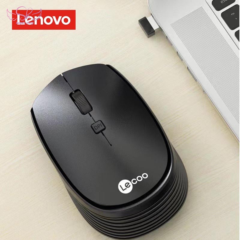 Lenovo WS202 Wireless Mouse 2.4GHz 1200DPI USB Receiver Portable Optical Mouse Mice For PC Notebook Computer