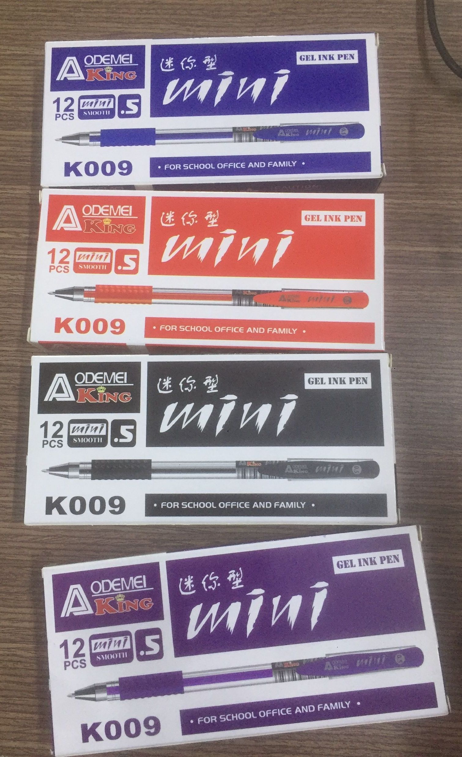 Hộp 12 cây bút gel MINI 0.5mm