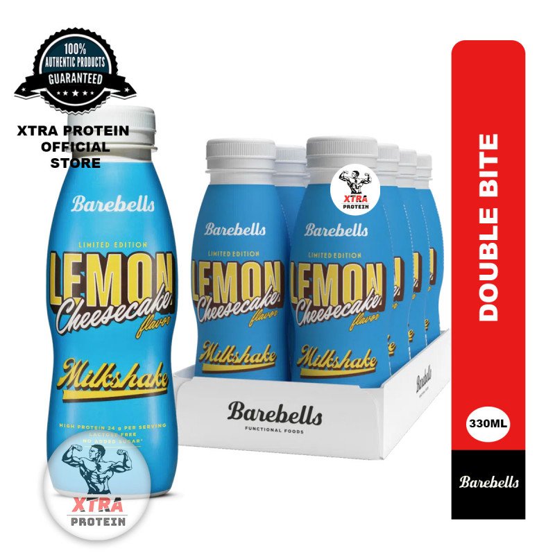 Barebells Protein Milkshake (330ml) Lemon Cheesecake 8 Pack LTD Edition