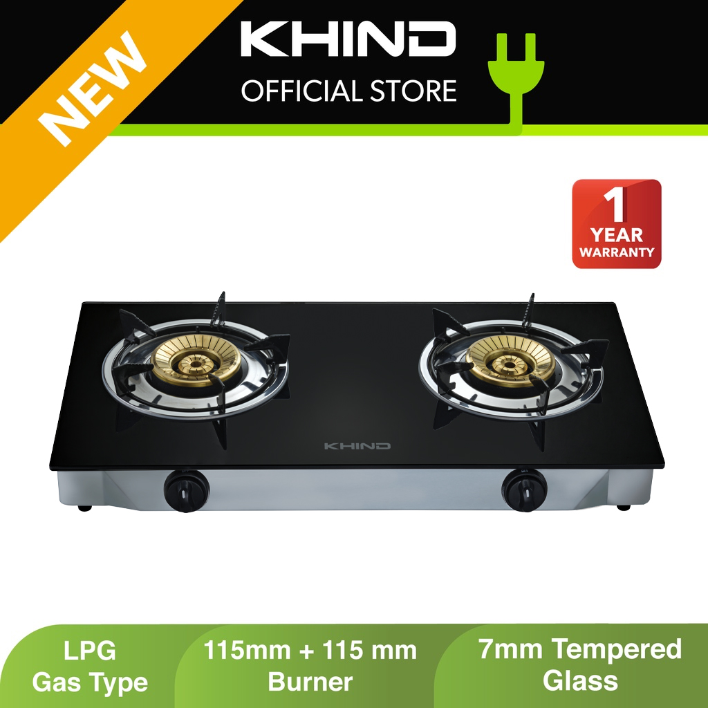 Khind Glass Top Gas Cooker GCG6311 Lazada