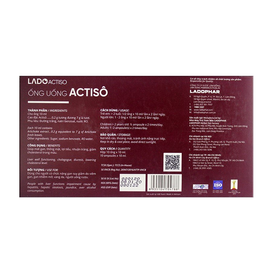 Hộp Cao mềm Atiso Ngọc Thảo Đà Lạt 500g