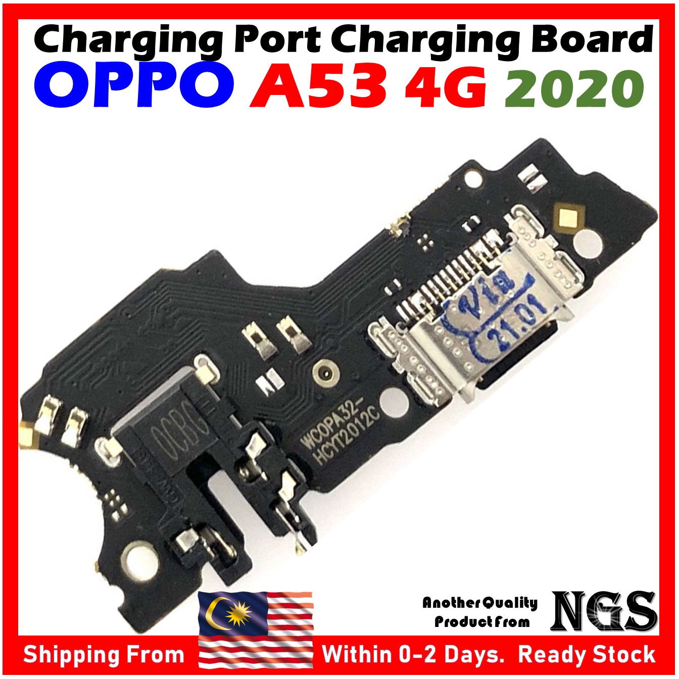 Connecteur De Charge Pour Oppo A53 2020 (CPH2127) - Pièce Neuve Sous Emballage, Référence A-022-017-02