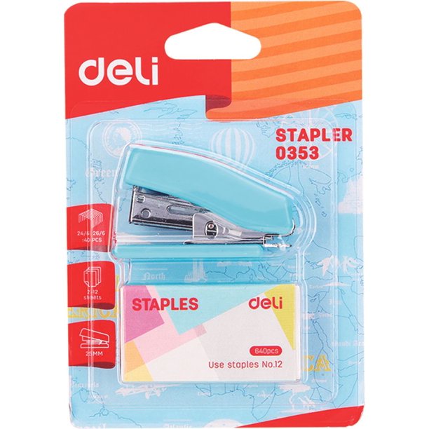 Deli%09E0353%20Stapler%2012#%20(Assorted)%20-%20Image%202