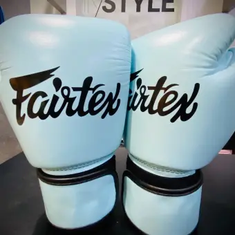 baby blue boxing gloves