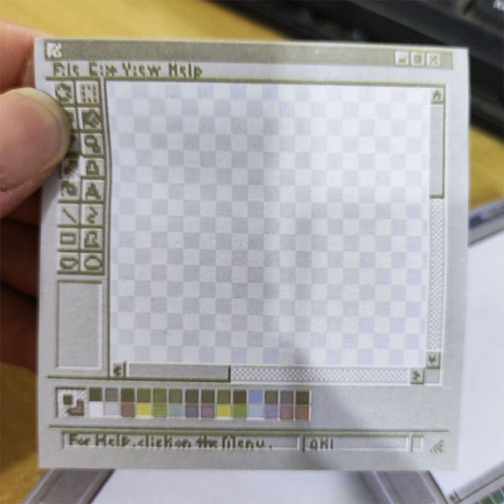 Huankai 50Sheets Vintage Computer Drawing Board Notepad Retro Style ...