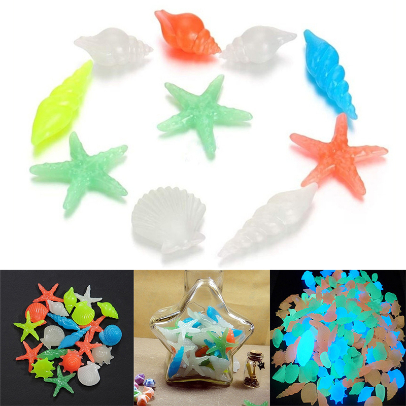 10PCS%20Glow%20in%20the%20Dark%20Luminous%20Stone%20Conch%20Sea%20Shells%20Aquarium%20Fish%20Tank%20Decor%20ZHANGNA%20-%20Image%203