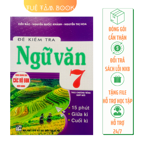 Sách - đề kiểm tra ngữ văn 7