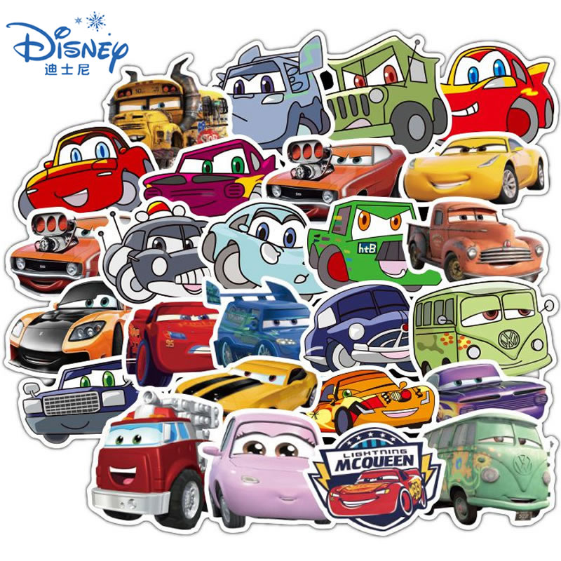 【Hottest Trends】10/30/50Pcs Disney Pixar Cars Stickers Laptop Guitar ...