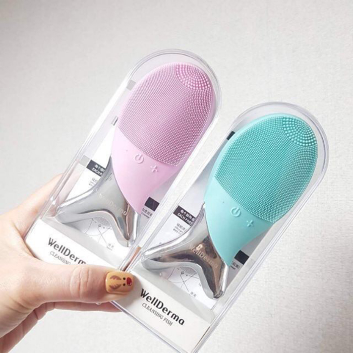 [FreeshipMax] MÁY RỬA MẶT CÁ WELLDERMA CLEANSING FISH [May Rua Mat] - Lisa Cosmetic