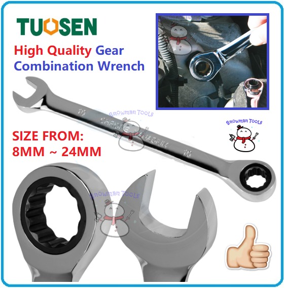 HIGH QUALITY STEEL GEAR RATCHET COMBINATION WRENCH SPANNER RACHET REMAX TOPTUL SATA SATAGOOD