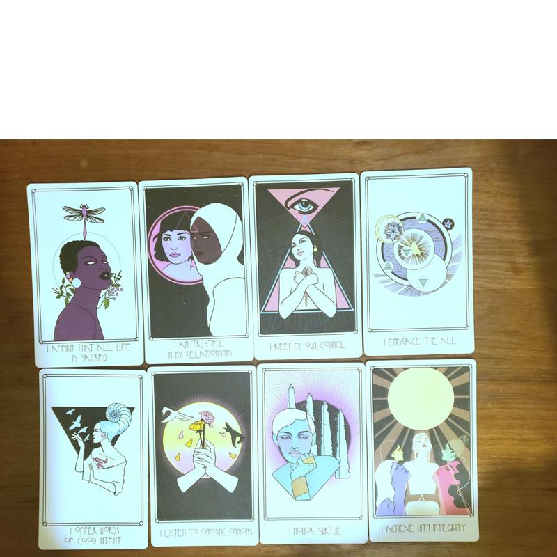 Amenti Oracle Feather Heart Deck English Card Game