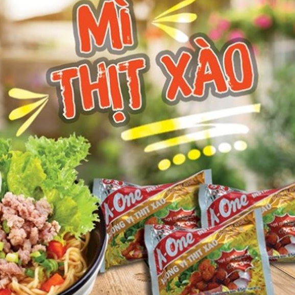 Mì thịt xào Aone thùng 30 gói x 85g