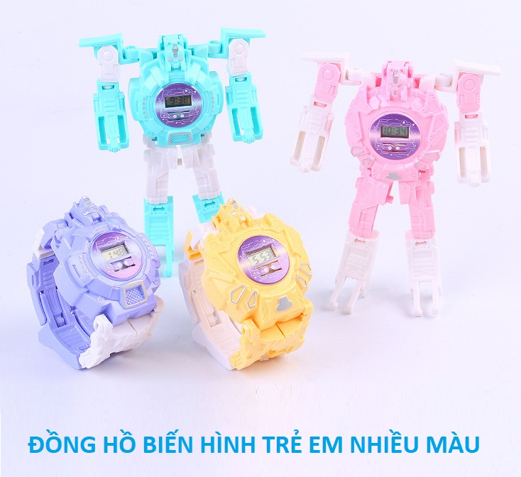 MULTI-COLOR SUPERMAN ROBOT WATCH TOY SET_Children's watches, cute student watches, baby watches, baby toys, children's watches, cute school watches, baby watches, please play with me
