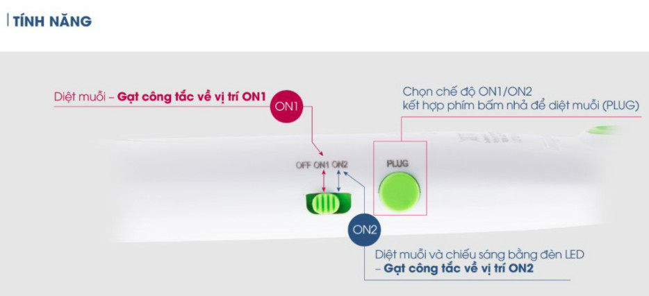 Vợt muỗi chính hãng rạng đông model VBM RD.01