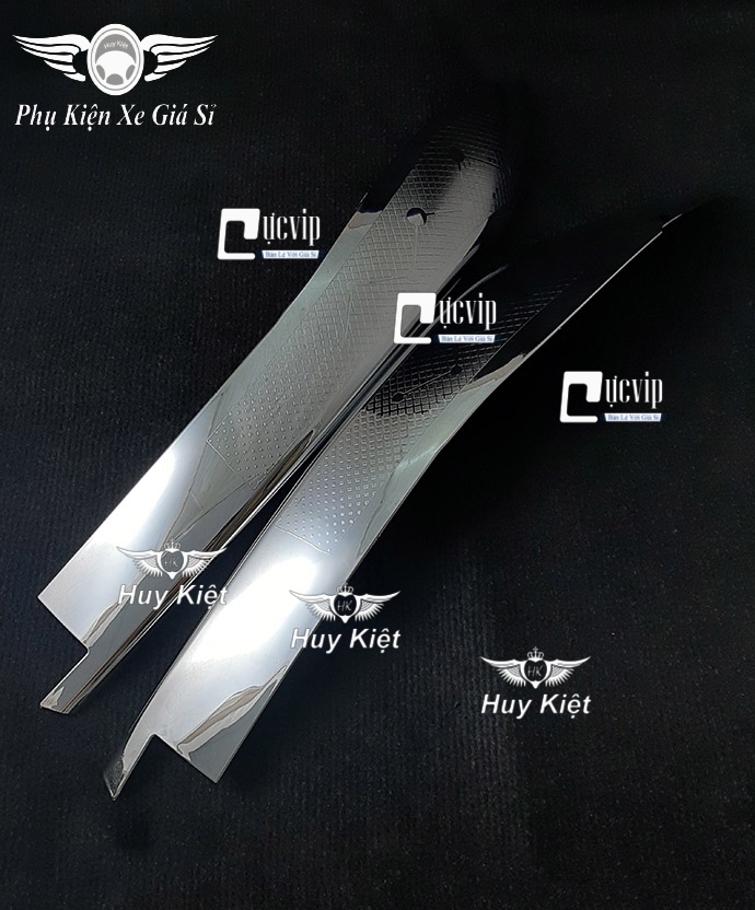 Nẹp hông sườn xe vision 2021 xi inox, mạ crom ms3762