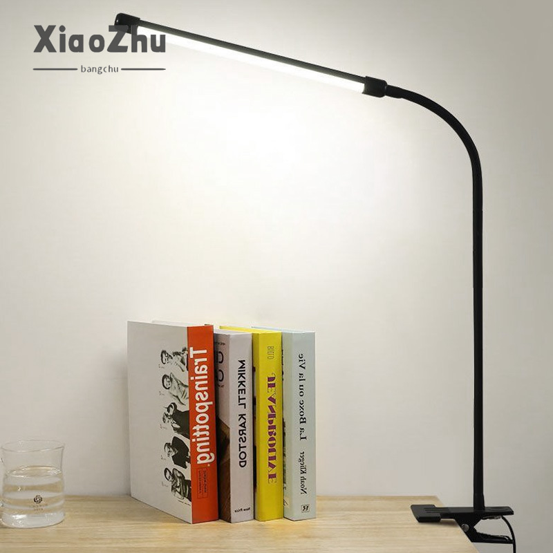 XiaoZhubangchu đèn LED có Kẹp bảo vệ mắt kẹp đọc sách ánh sáng Trường Đại Học ký túc xá sinh viên nghiên cứu bàn đèn bàn sáng cao cho công việc và học tập