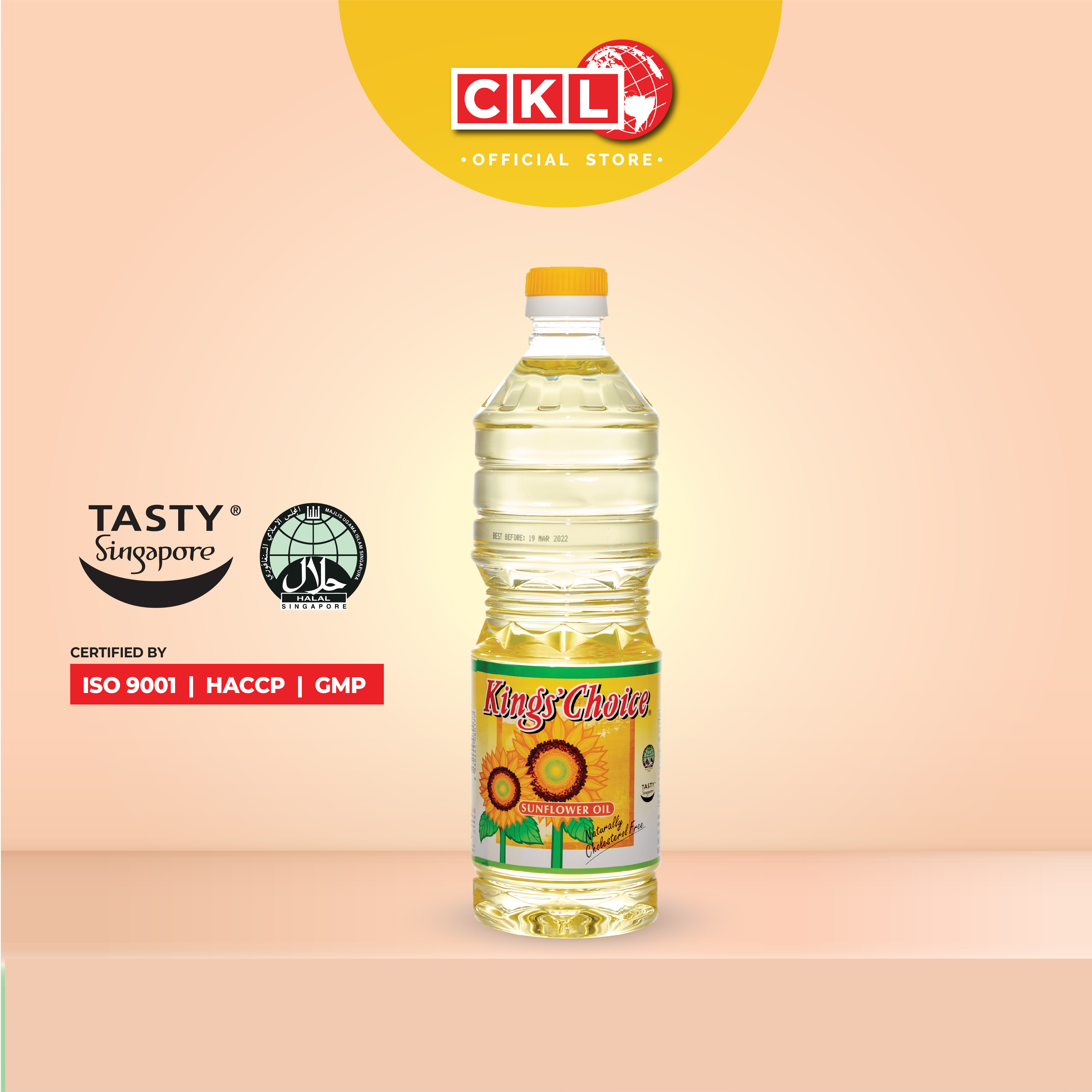 Kings' Choice Sunflower Cooking Oil Halal 6 X 1L Bottles Lazada Singapore