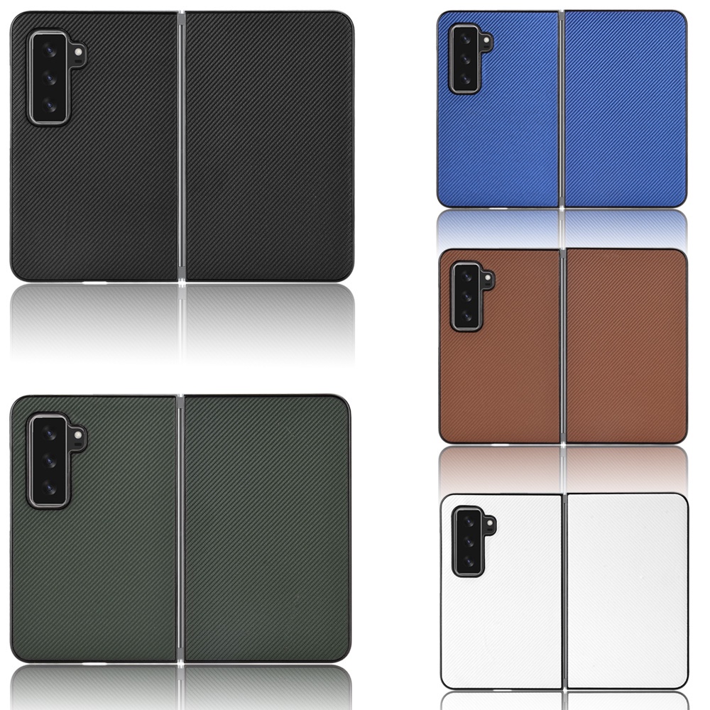 Cho Microsoft surface Duo 2 duo2 trường hợp sợi Carbon sang trọng mỏng chất liệu da PU trường hợp cho Microsoft surface Duo 2 vỏ điện thoại