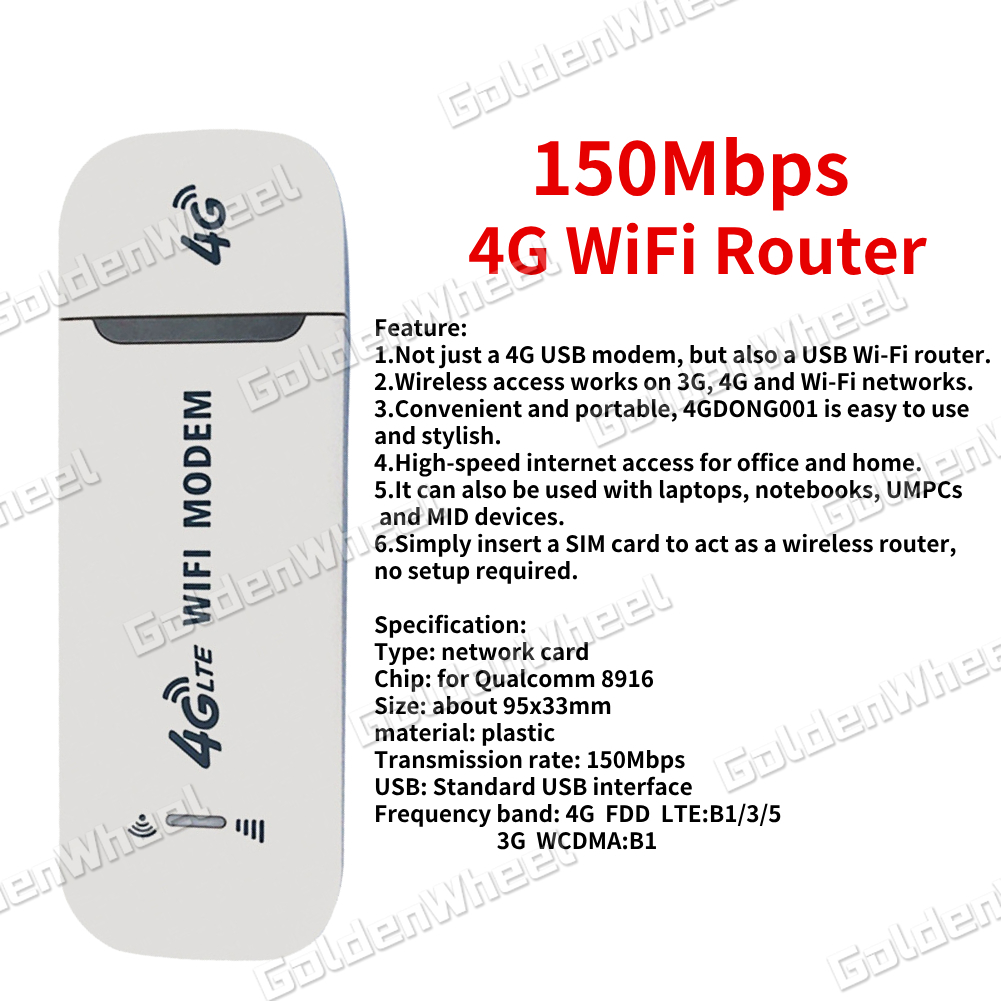 Modem MIFI Router 4G H808+ Wireless Router 4G LTE Mini Modem