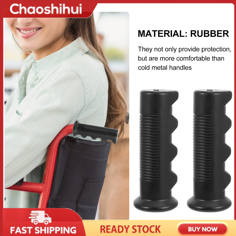 Chaoshihui Black Shopping Cart Handle Covers: Anti Rubber Trolley