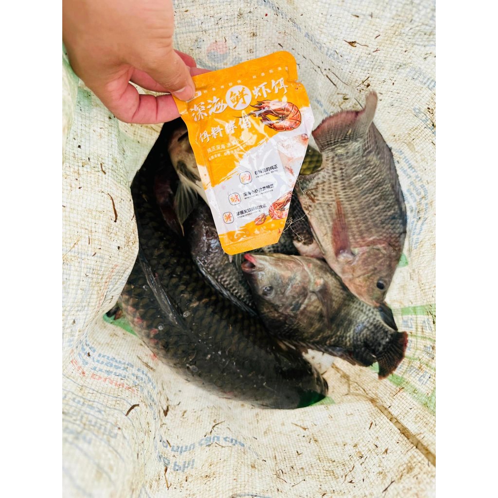 Tôm Tươi Nam Cực gói 50gram - Mồi câu cá chuyên phí