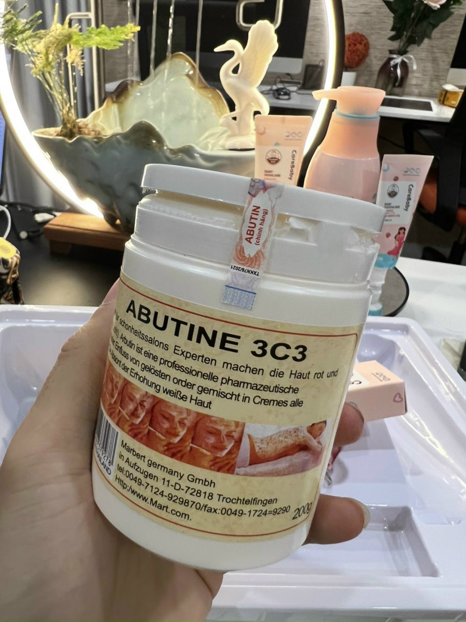 Ủ Trắng Abutine 3C 350ml Chăm Sóc Da Hoàn Hảo - Mẫu mới
