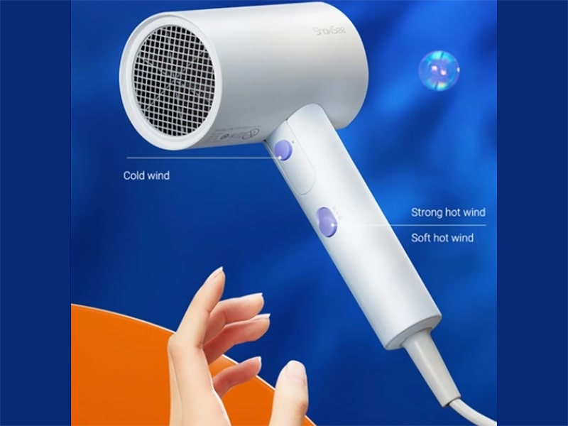 (Mixhome HCM) Máy sấy tóc Xiaomi Showsee A4-W Trắng (Hàng chính hãng - BH 3 tháng)
