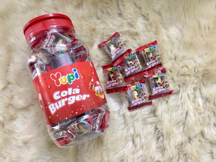 36 GÓI KẸO DẺO YUPI HAMBURGER