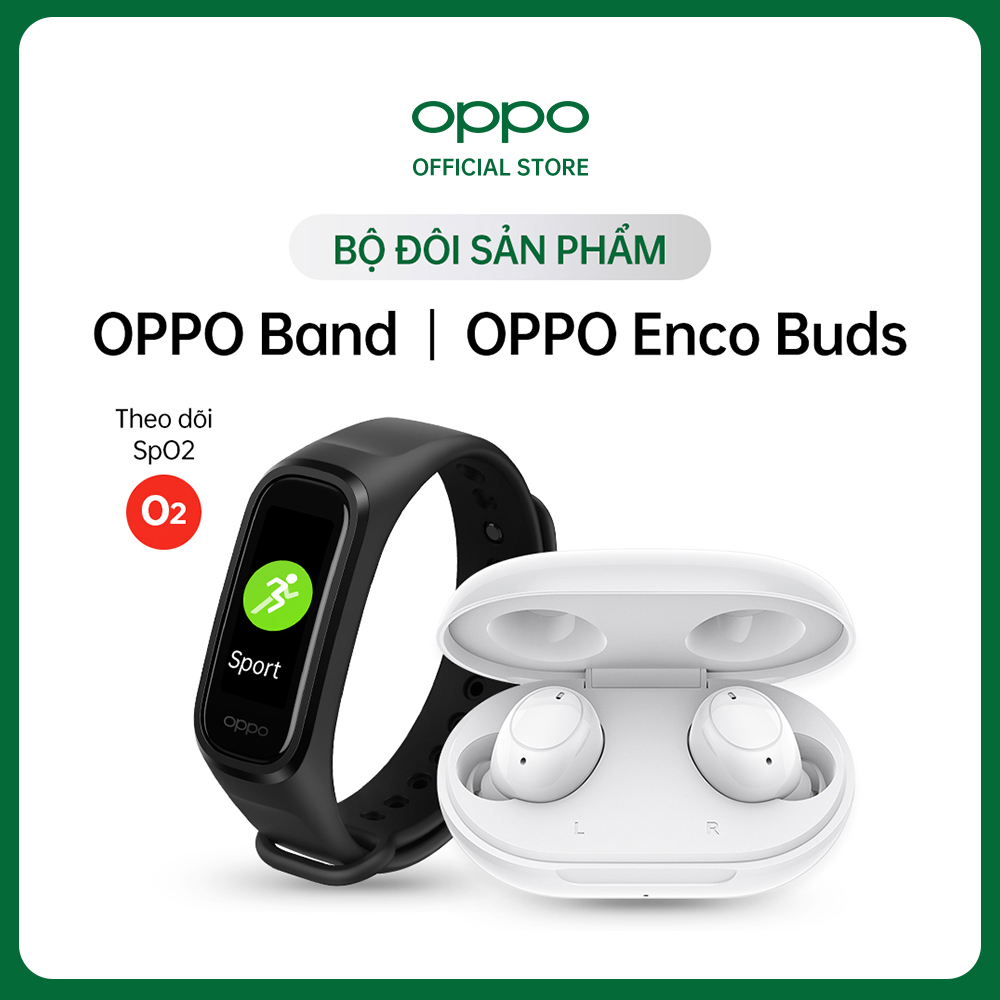 Combo Sản Phẩm OPPO OPPO Band + OPPO Enco Buds - Hàng Chính Hãng thumbnail