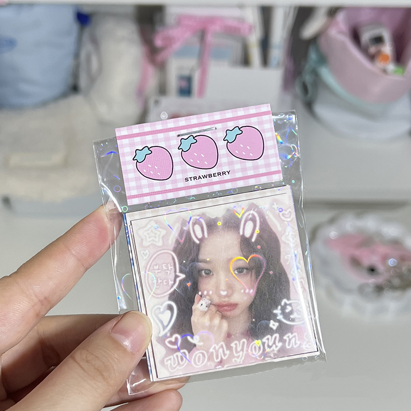 10PCS Cute Paper Card Head Cartoon Card Protective Packaging Packaging Gift Decor Photo Cardboard Back DIY GENGLI. 