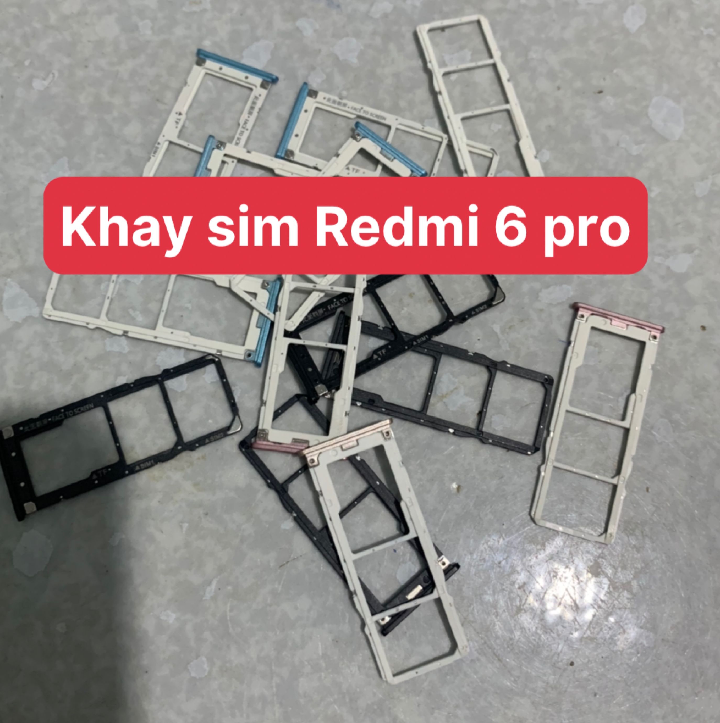 khay sim xiaomi Redmi 6 pro / xiaomi mi A2 lite