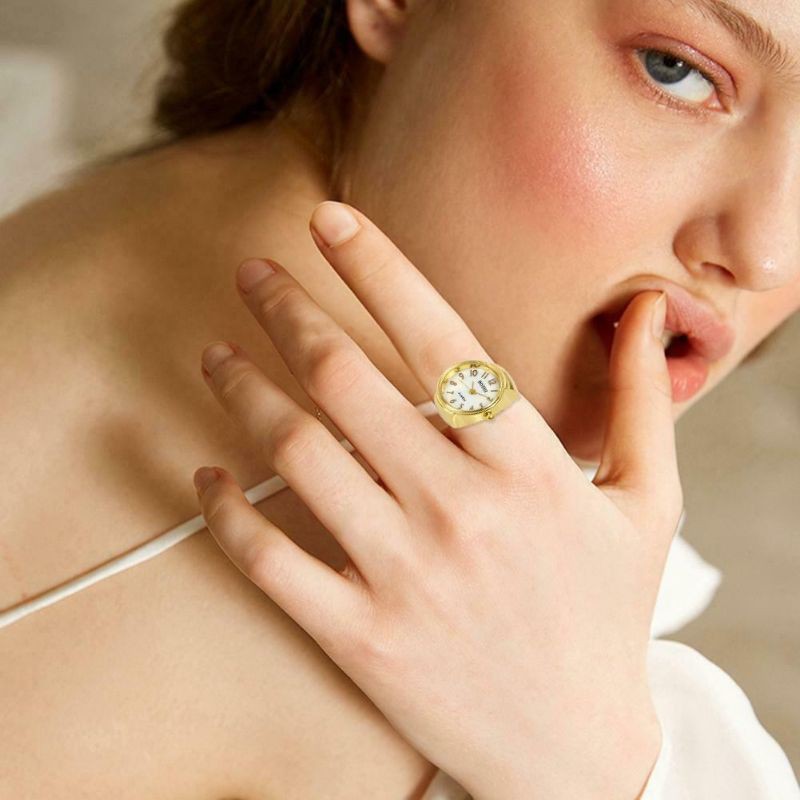 Nhẫn đồng hồ nam nữ thời trang quý tộc