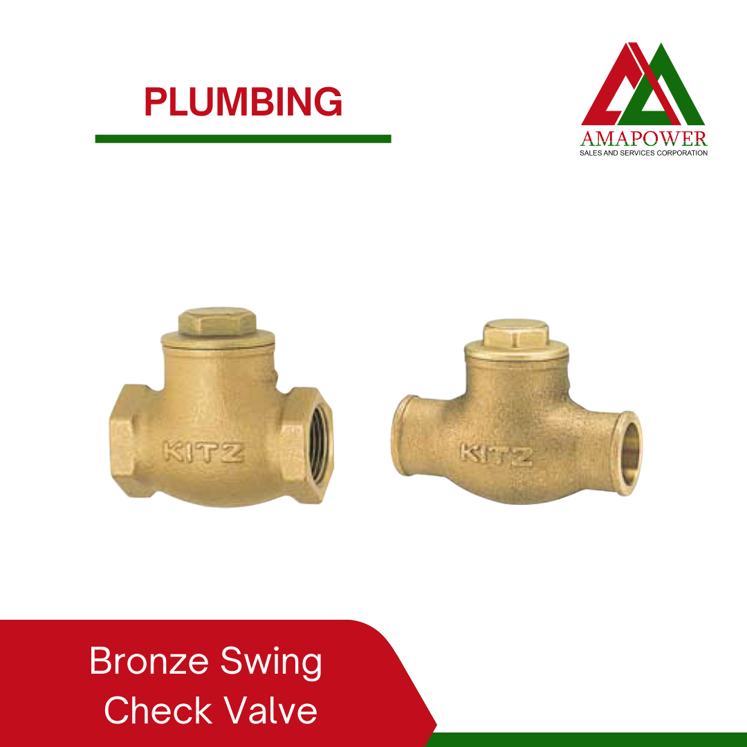 "KITZ" Brand, Bronze Check Valve, 125 psi, 200wog threaded type Lazada PH