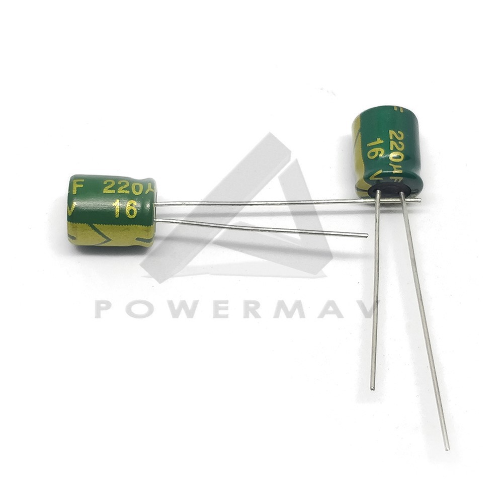 2pcs 220uf 16v capacitor New Aluminum Electrolytic Capacitors Radial