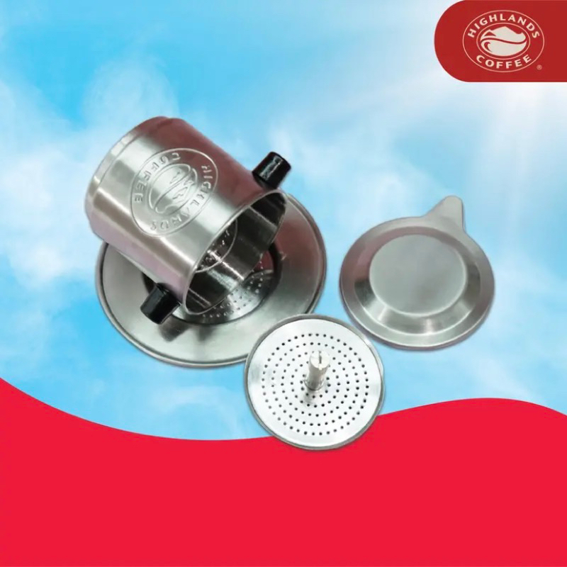 [Followers Giảm 10K] HIGHLANDS COFFEE PHIN PHA CÀ PHÊ INOX CHÍNH HÃNG
