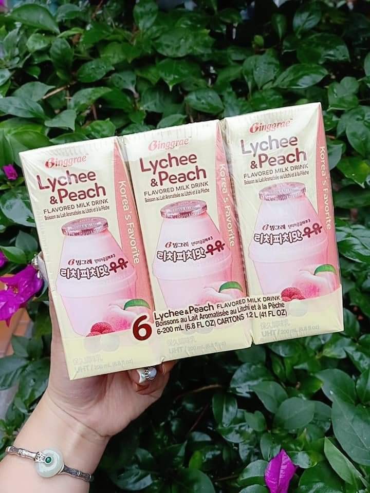 [BINGGRAE] SỮA CHUỐI HÀN QUỐC 200ML - [빙그레] 바나나맛 우유 200ML (Free Ship)