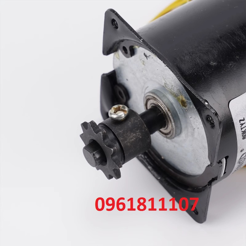 Motor giảm tốc 220v 14w 60ktyz nhông kim loại trục 7mm, động cơ giảm tốc 220v 14w