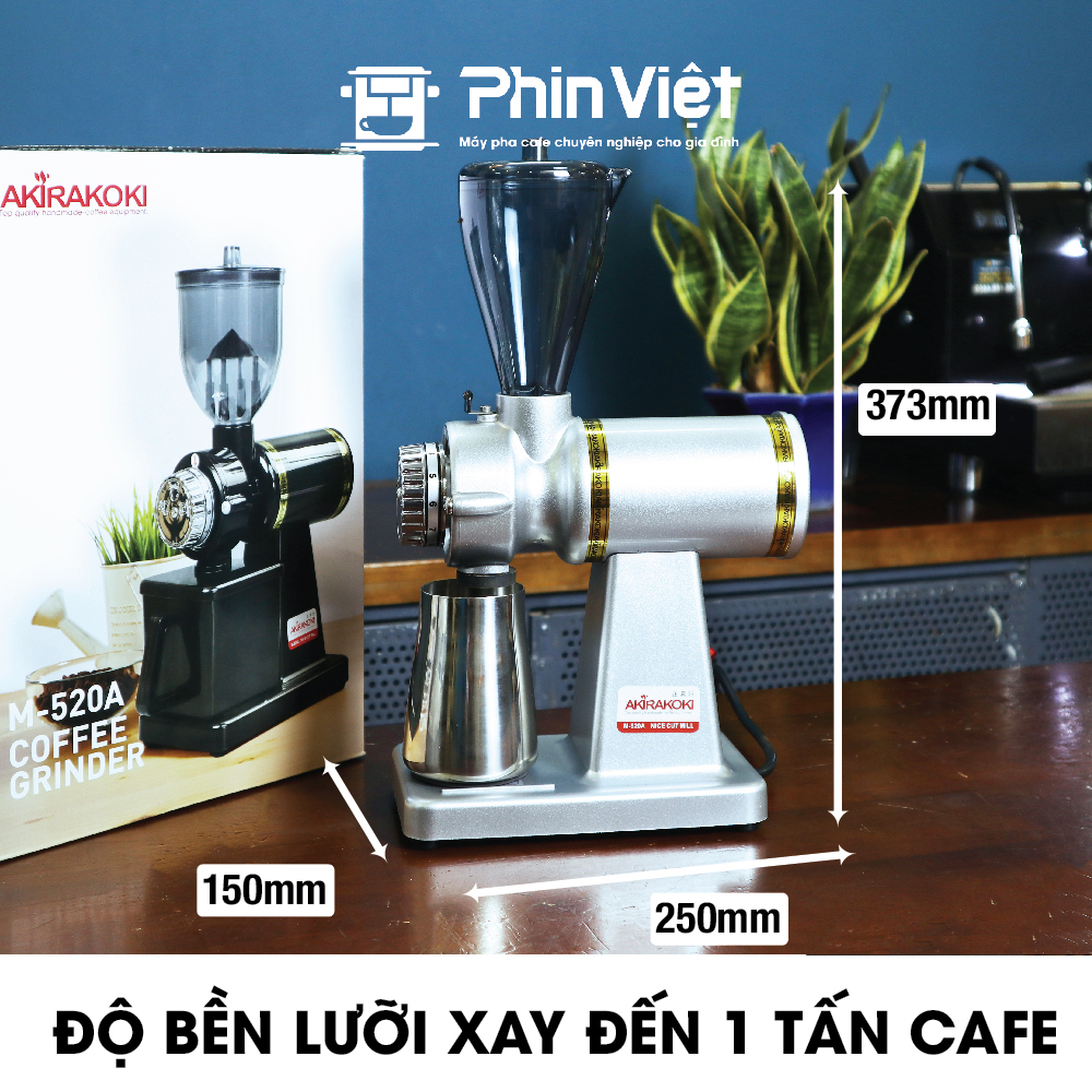 Máy xay cà phê hạt mini Akira M520A