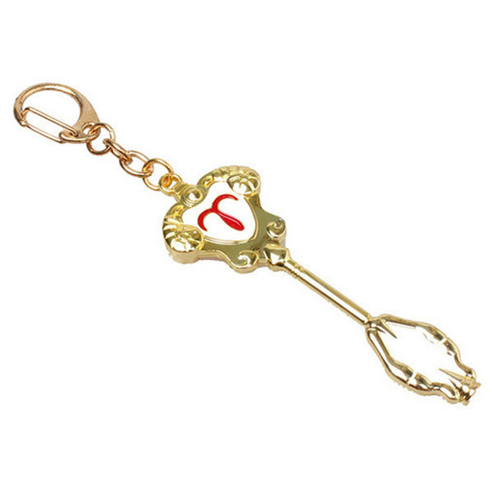 Anime Gift Magician Zodiac Twelve Constellation Keychain Key Rings Fairy Tail