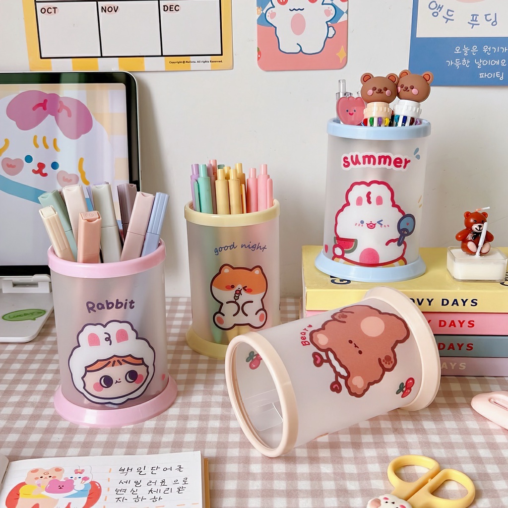 Hộp đựng bút cao cấp để bàn nhiều sắc màu gấp gọn -Lumbley