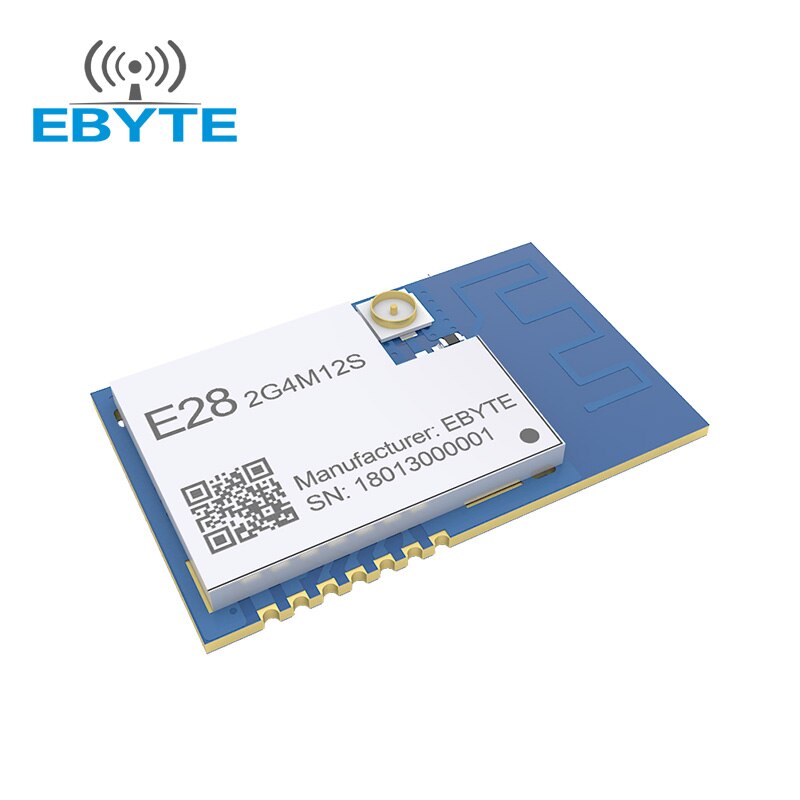 SX1280 LoRa Wireless Bluetooth Module 2.4GHz Long Range EBYTE E28-2G4M12S FLRC GFSK Low Power Consumption IPEX PCB Antenna